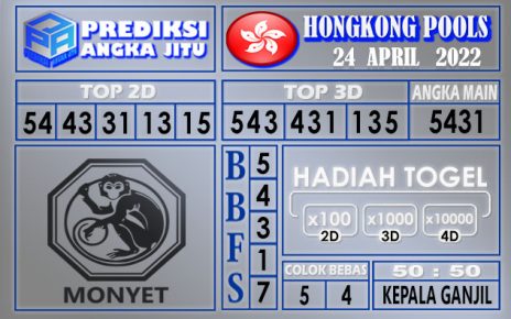 Prediksi Togel Hongkong hari ini 24 April 2022