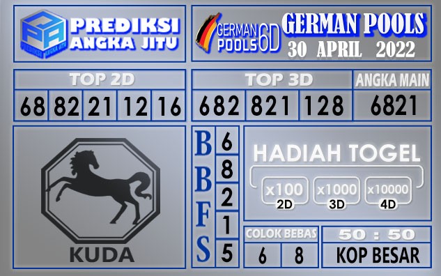 Prediksi togel german hari ini 30 April 2022