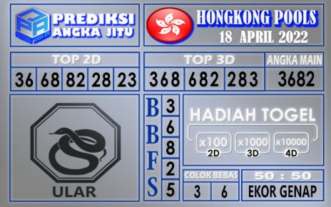 Prediksi togel hongkong hari ini 18 april 2022