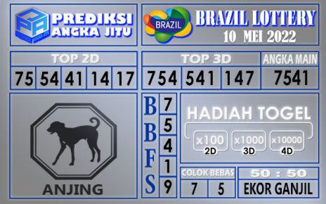 Prediksi togel Brazil hari ini 10 Mei 2022