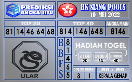 Prediksi togel Hk siang hari ini 10 mei 2022