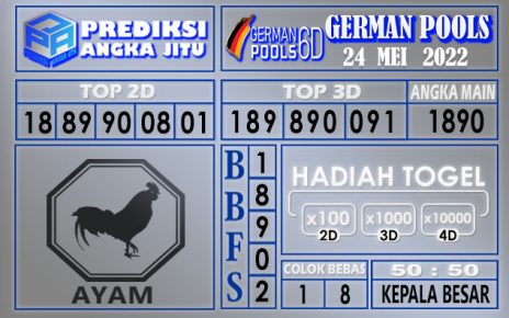 Prediksi togel german hari ini 24 Mei 2022