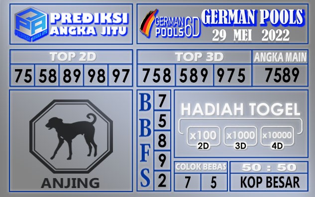 Prediksi togel german hari ini 29 Mei 2022