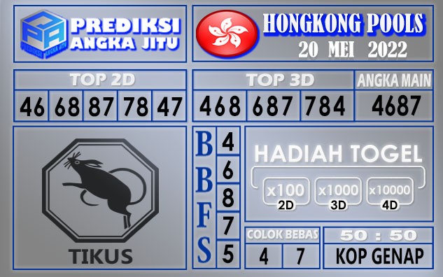 Prediksi togel hongkong hari ini 20 mei 2022