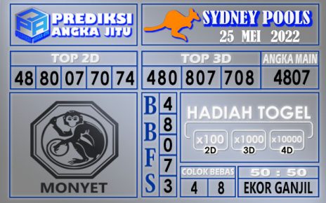 Prediksi togel sydney hari ini 25 mei 2022