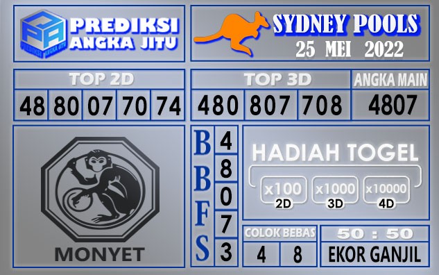 Prediksi togel sydney hari ini 25 mei 2022