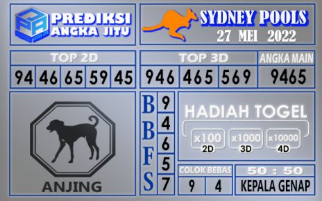 Prediksi togel sydney hari ini 27 mei 2022