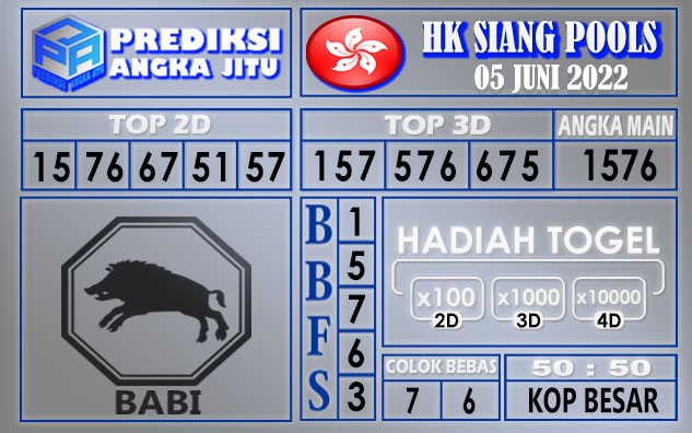 Prediksi togel Hk siang hari ini 05 juni 2022