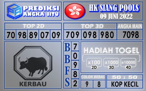 Prediksi togel Hk siang hari ini 09 juni 2022