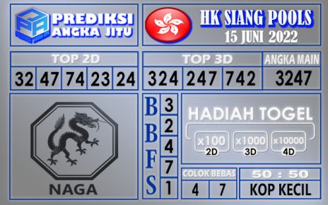 Prediksi togel Hksiang hari ini 15 juni 2022