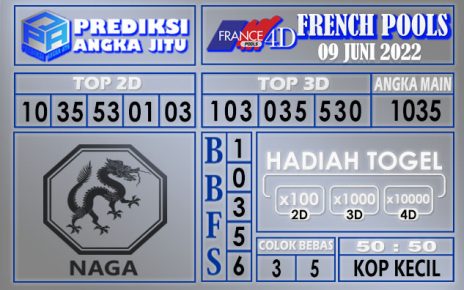 Prediksi togel french hari ini 08 juni 2022