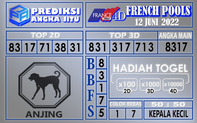 Prediksi togel french hari ini 11 juni 2022