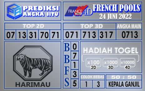 Prediksi togel french hari ini 23 juni 2022