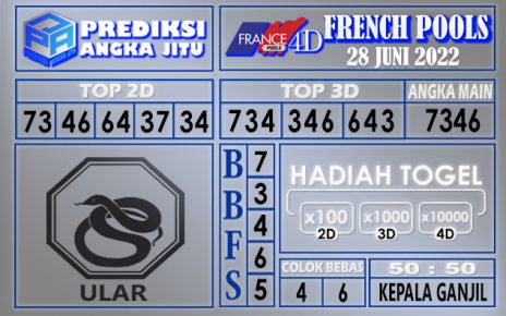 Prediksi togel french hari ini 27 juni 2022