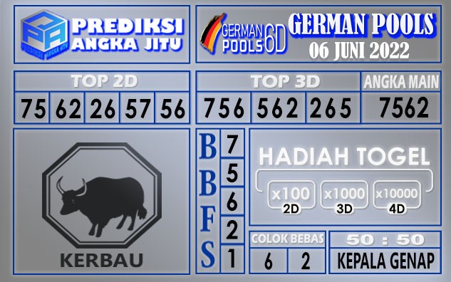 Prediksi togel german hari ini 05 juni 2022