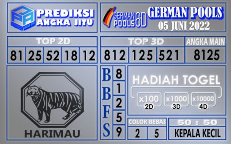 Prediksi togel german hari ini 05 juni 2022