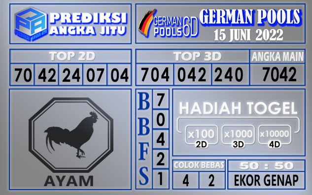 Prediksi togel german hari ini 14 juni 2022