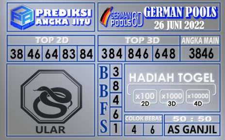 Prediksi togel german hari ini 25 juni 2022