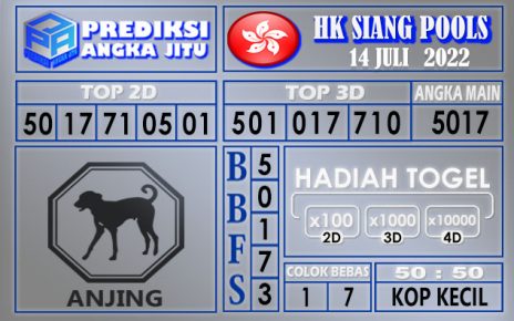 Prediksi togel Hksiang hari ini 14 juli 2022