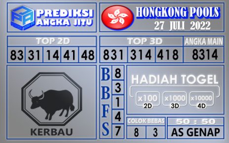 Prediksi togel Hongkong hari ini 27 Juli 2022