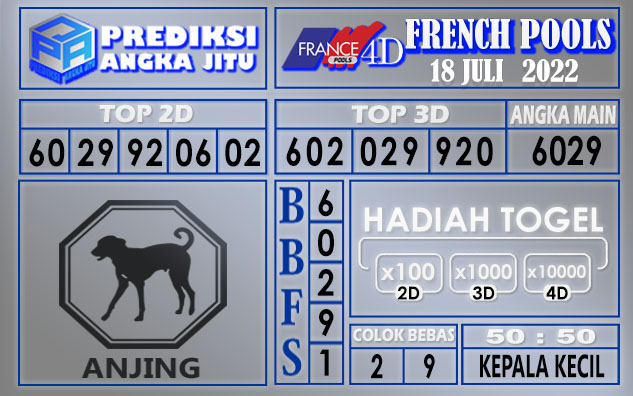 Prediksi togel french hari ini 17 juli 2022