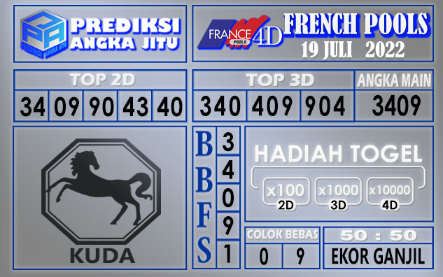 Prediksi togel french hari ini 18 juli 2022