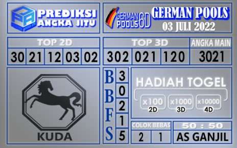 Prediksi togel german hari ini 02 juli 2022