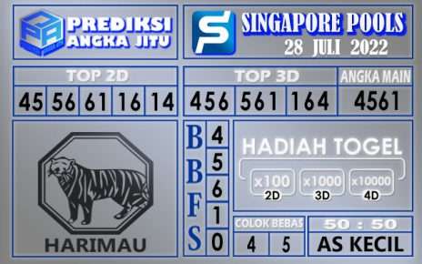 Prediksi togel singapore hari ini 28 Juli 2022