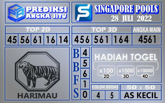 Prediksi togel singapore hari ini 28 Juli 2022