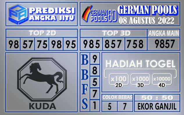 Prediksi togel german hari ini 07 agustus 2022