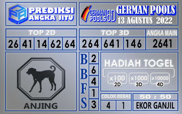 Prediksi togel german hari ini 12 agustus 2022