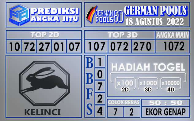 Prediksi togel german hari ini 17 agustus 2022