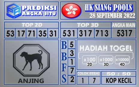 Prediksi togel Hksiang hari ini 28 september 2022