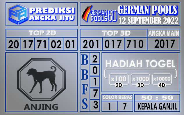 Prediksi togel german hari ini 11 september 2022