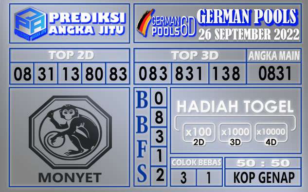 Prediksi togel german hari ini 25 september 2022