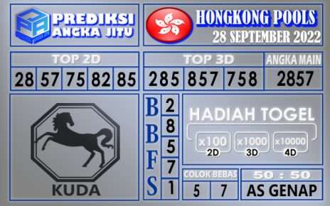 Prediksi togel hongkong hari ini 28 september 2022