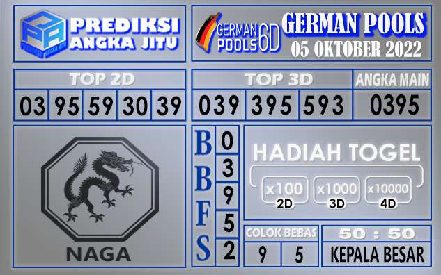 Prediksi togel german hari ini 04 oktober 2022