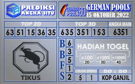 Prediksi togel german hari ini 14 oktober 2022