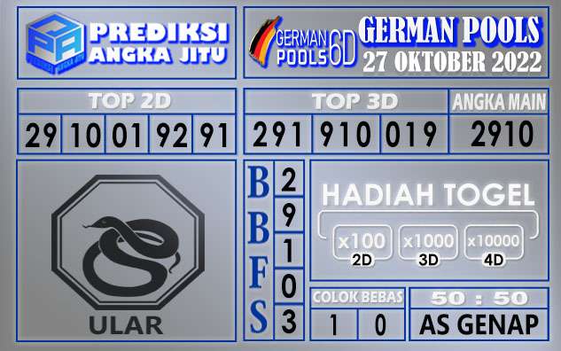 Prediksi togel german hari ini 26 oktober 2022