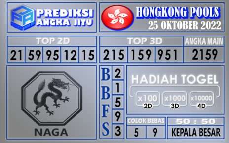 Prediksi togel hongkong hari ini 25 oktober 2022