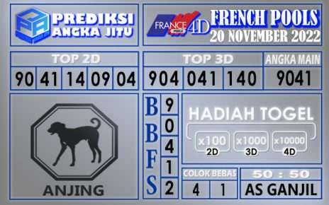 Prediksi togel french hari ini 19 november 2022