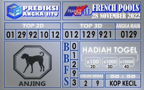 Prediksi togel french hari ini 27 november 2022