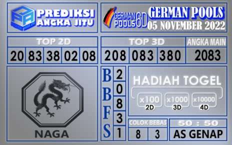 Prediksi togel german hari ini 04 november 2022