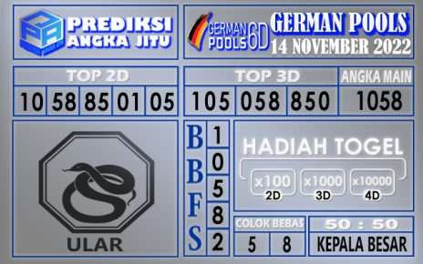 Prediksi togel german hari ini 13 november 2022