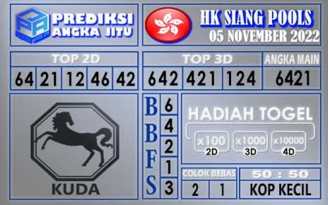 Prediksi togel hksiang hari ini 05 november 2022