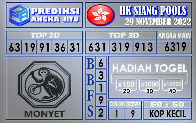 Prediksi togel hksiang hari ini 29 november 2022