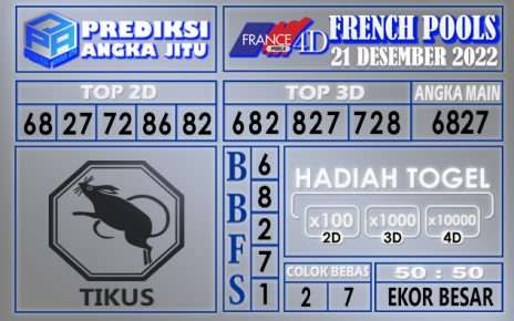 Prediksi togel french hari ini 20 desember 2022