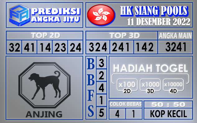 Prediksi togel hksiang hari ini 11 desember 2022