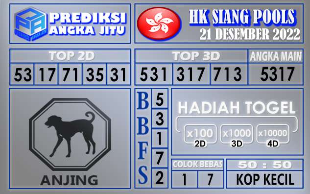 Prediksi togel hksiang hari ini 21 desember 2022