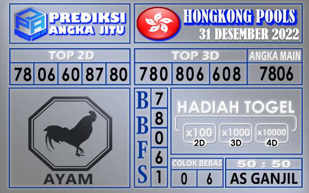 Prediksi togel hongkong hari ini 31 desember 2022